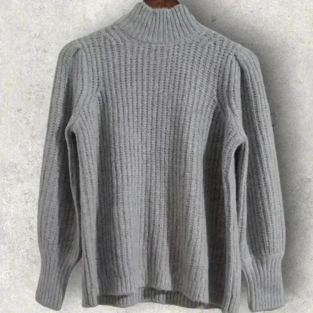 Spanx Ribbed Fluffy High Neck Jumper - Picture 3 of 5